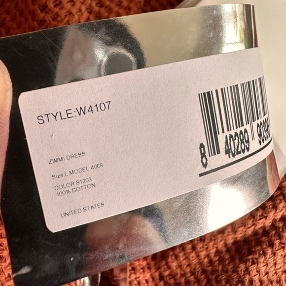 NWT Simon Miller “Zimmi” Midi Dress in Terracotta Brown Neutral Color - Picture 13 of 13